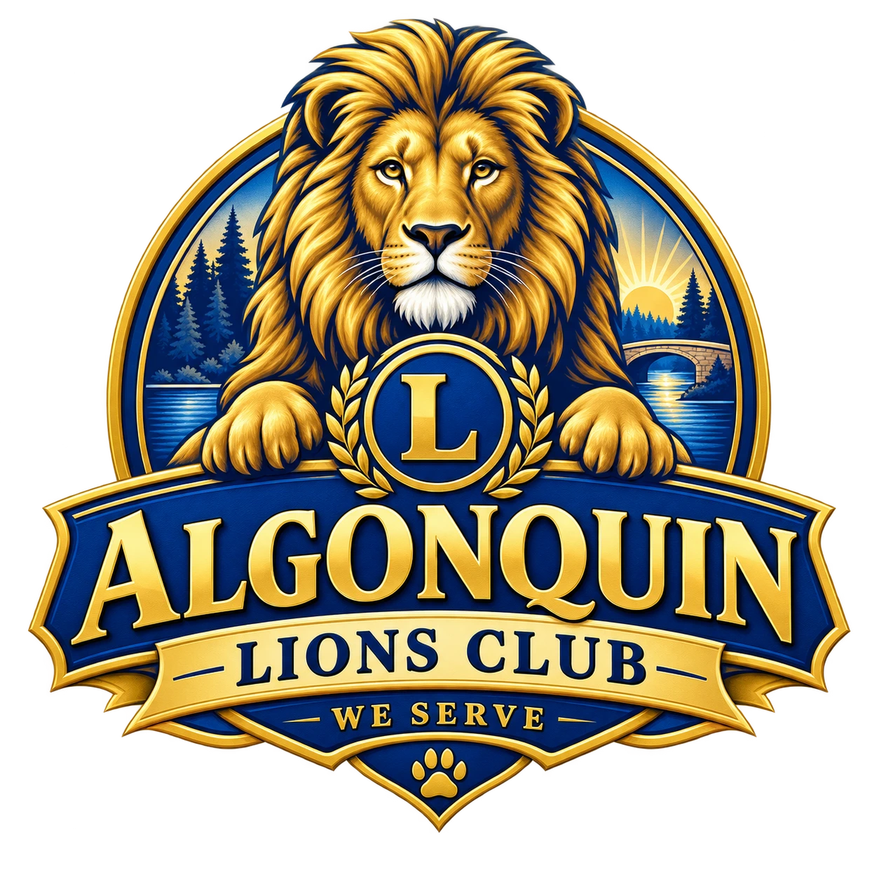 Logo Algonquin Lions Club